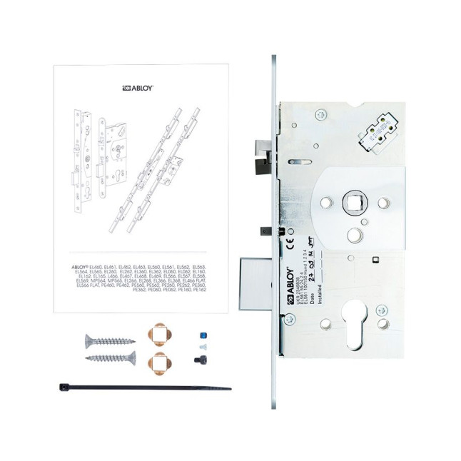 Замок электромеханический Abloy EL 561 ВЅ55мм 72мм FP24 RS UNIV DIN SOL 12-24V NC/NO EI EL542/543 