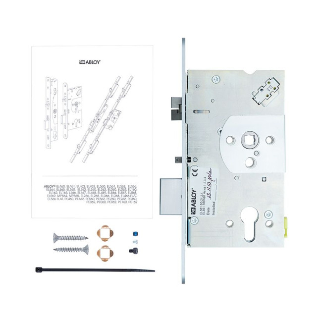 Замок електромеханічний ABLOY EL 561 BS60мм 72мм FP24 RS UNIV DIN SOL 12-24V NC/NO EI EL542/543