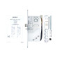 Замок електромеханічний ABLOY EL 580 BS50мм FP22 RS UNIV SCAND SOL 12-24V NC/NO PANIC_FUNCTION EI 8180 Замок електромеханічний ABLOY EL 580 BS50мм FP22 RS UNIV SCAND SOL 12-24V NC/NO PANIC_FUNCTION EI 8180