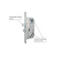 Замок врезной Abloy 1-WAY FIN LC200 CR LEFT ВЅ50мм 105мм w/o SP Замок врезной Abloy 1-WAY FIN LC200 CR LEFT ВЅ50мм 105мм w/o SP