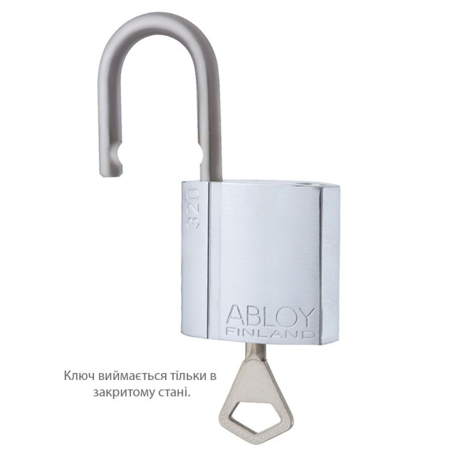 Замок навесной Abloy PL320 Classic 2KEY CLS C NR shackle 20мм 5мм BOX Замок навесной Abloy PL320 Classic 2KEY CLS C NR shackle 20мм 5мм BOX