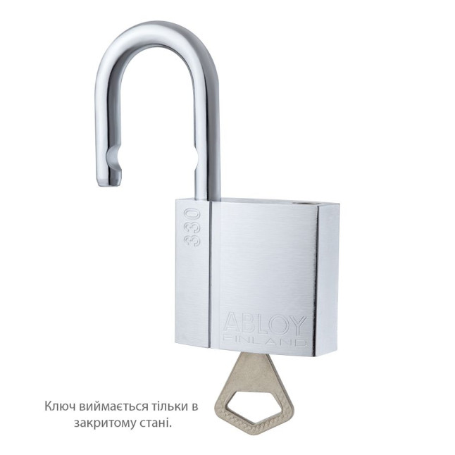 Замок навісний ABLOY PL330 CLASSIC 2KEY CLS_C NR_shackle 25мм 8мм BOX
