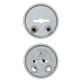 Замок врізний ABLOY 1-WAY FIN+СУВАЛЬДНИЙ 451S CR CHROME UNIV BS50мм 55мм 3KEY SP