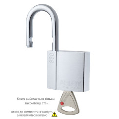 Замок навесной Abloy PL330 NOVEL UA55SS M / S NR shackle 25мм 8мм BOX  Замок навесной Abloy PL330 NOVEL UA55SS M / S NR shackle 25мм 8мм BOX