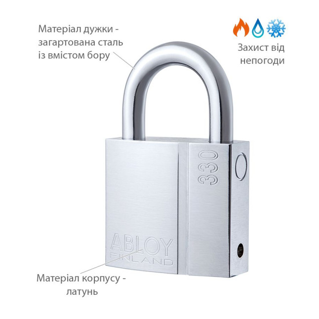 Замок навесной Abloy PL330 *PROTEC 2 TA77ZZ 2KEY PR2 T NR shackle 25мм 8мм BOX Замок навесной Abloy PL330 *PROTEC 2 TA77ZZ 2KEY PR2 T NR shackle 25мм 8мм BOX
