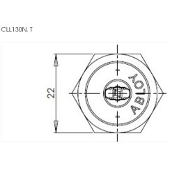 Замок для обладнання ABLOY CLIQ CLL130T 22мм 30мм 9_DISCS CR *PROTEC2 M/S TA77ZZ BOX