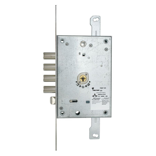 Замок врізний MUL-T-LOCK 3-WAY OMEGA OFMPB10328L CR UNIV BS65мм 85мм *OMEGA VIP_CONTROL/3in1 1KEY+3KEY+1KEY+1KEY OMG_BLACK+OMG_GREEN+OMG_RED_OMG_RED 93мм w/o_SP