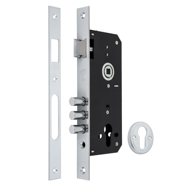 Замок врізний MUL-T-LOCK 1-WAY DIN 204S NC UNIV BS45мм 85мм SP Замок врізний MUL-T-LOCK 1-WAY DIN 204S NC UNIV BS45мм 85мм SP