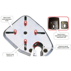 Замок врізний MUL-T-LOCK 4-WAY DIN 232R RIGHT w/o_SP Замок врізний MUL-T-LOCK 4-WAY DIN 232R RIGHT w/o_SP