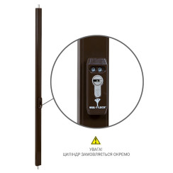 Замок накладний MUL-T-LOCK 2-WAY DIN M500 BROWN UNIV BS500мм length_1200mm w/o_SP Замок накладний MUL-T-LOCK 2-WAY DIN M500 BROWN UNIV BS500мм length_1200mm w/o_SP