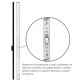 Замок накладний MUL-T-LOCK 2-WAY DIN M500 BROWN UNIV BS500мм length_1200mm w/o_SP