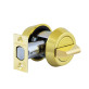 Замок врезной Mul-t-lock 1-WAY DEAD BOLT HERCULAR SHINY BRASS UNIV BS60/70мм *Interactive+ 3KEY DND3D BLUE INS 264S+ wood door SP 