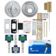 Замок врезной Mul-t-lock 1-WAY DEAD BOLT CRONUS BRUSH ST.STEEL UNIV BS60/70мм *Interactive+ 3KEY DND3D BLUE INS 264S+ SP 