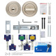 Замок врізний MUL-T-LOCK 1-WAY DEAD_BOLT HERCULAR SATIN_NICKEL UNIV BS60/70мм *INTERACTIVE+ VIP_CONTROL 2KEY+3KEY DND3D_BLUE_INS 264S+ wood_door SP