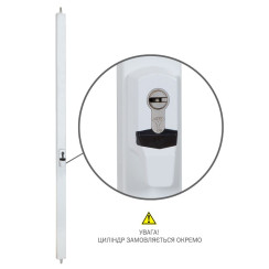 Замок накладний MUL-T-LOCK 2-WAY DIN EMA WHITE UNIV BS500мм length_1200mm w/o_SP Замок накладний MUL-T-LOCK 2-WAY DIN EMA WHITE UNIV BS500мм length_1200mm w/o_SP