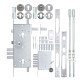 Замок врізний MUL-T-LOCK 3-WAY DIN+DIN 415G CR BRUSHED_NICKEL UNIV BS63мм 2_protectors SP