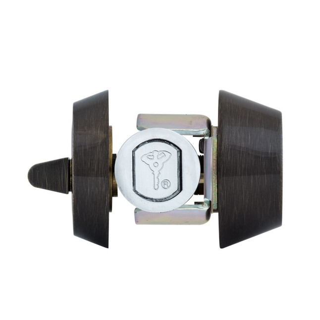 Замок врізний MUL-T-LOCK 1-WAY DEAD_BOLT HERCULAR ANTIQUE_BRONZE UNIV BS60/70мм *INTERACTIVE+ 3KEY DND3D_BLUE 264S+ metal_door SP