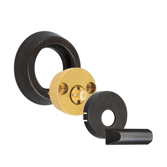 Замок врізний MUL-T-LOCK 1-WAY DEAD_BOLT HERCULAR ANTIQUE_BRONZE UNIV BS60/70мм *INTERACTIVE+ 3KEY DND3D_BLUE 264S+ metal_door SP