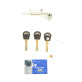 Замок мебельный Mul-t-lock SHOWCASE for 7mm glass NST Classic 3KEY ARC Black 064 PB Замок мебельный Mul-t-lock SHOWCASE for 7mm glass NST Classic 3KEY ARC Black 064 PB
