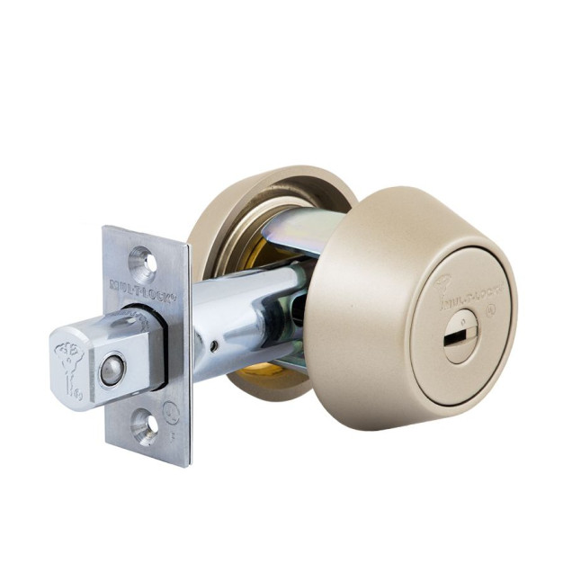 Замок врізний MUL-T-LOCK 1-WAY DEAD_BOLT HERCULAR SATIN_NICKEL UNIV BS60/70мм *MT5+ 5KEY DND5I_BLUE_INS 948B wood_door SP