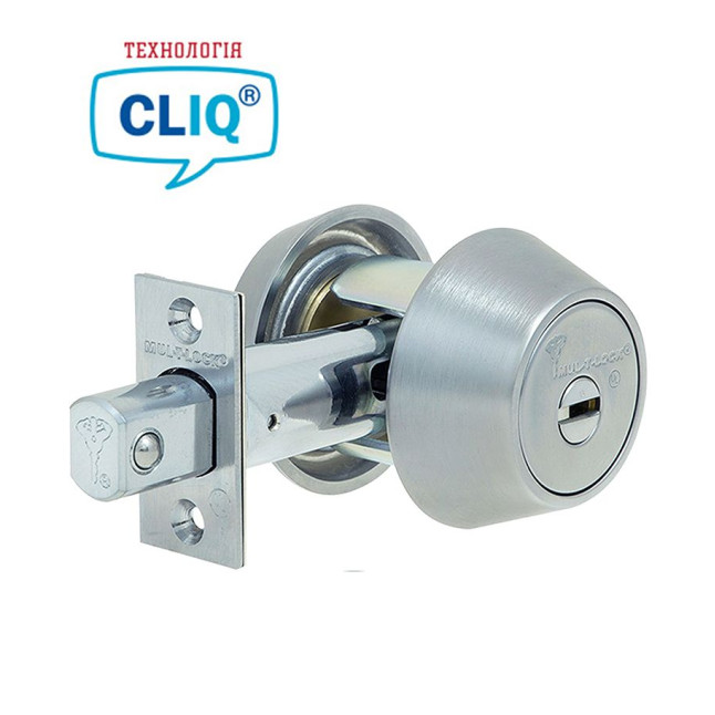Замок врізний MUL-T-LOCK 1-WAY DEAD_BOLT HERCULAR CHROME_MAT UNIV BS60/70мм *MT5+ CLIQ M/S GAMMA RIGHT wood_door SP Замок врізний MUL-T-LOCK 1-WAY DEAD_BOLT HERCULAR CHROME_MAT UNIV BS60/70мм *MT5+ CLIQ M/S GAMMA RIGHT wood_door SP