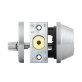 Замок врізний MUL-T-LOCK 1-WAY DEAD_BOLT CRONUS BRUSH_ST.STEEL UNIV BS60/70мм *INTERACTIVE+ O/K 264S+ SP