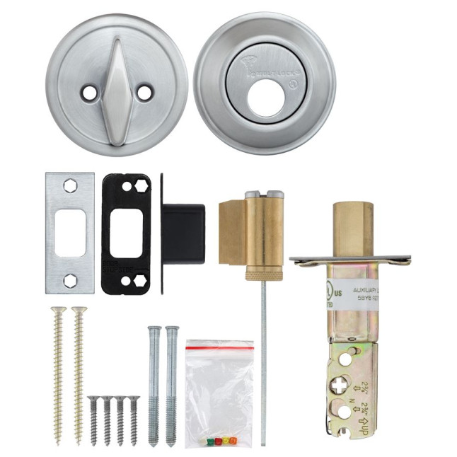 Замок врізний MUL-T-LOCK 1-WAY DEAD_BOLT CRONUS BRUSH_ST.STEEL UNIV BS60/70мм *INTERACTIVE+ O/K 264S+ SP