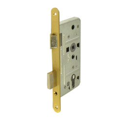 Замок врізний NEMEF DIN D147 RIGHT BS55мм 72мм BRASS_MAT 20мм w/o_SP Замок врізний NEMEF DIN D147 RIGHT BS55мм 72мм BRASS_MAT 20мм w/o_SP