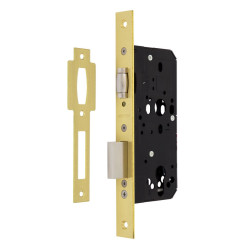 Замок врізний SANTOS 1-WAY DIN 712 PB UNIV BS60мм 72мм with_roller SP Замок врізний SANTOS 1-WAY DIN 712 PB UNIV BS60мм 72мм with_roller SP