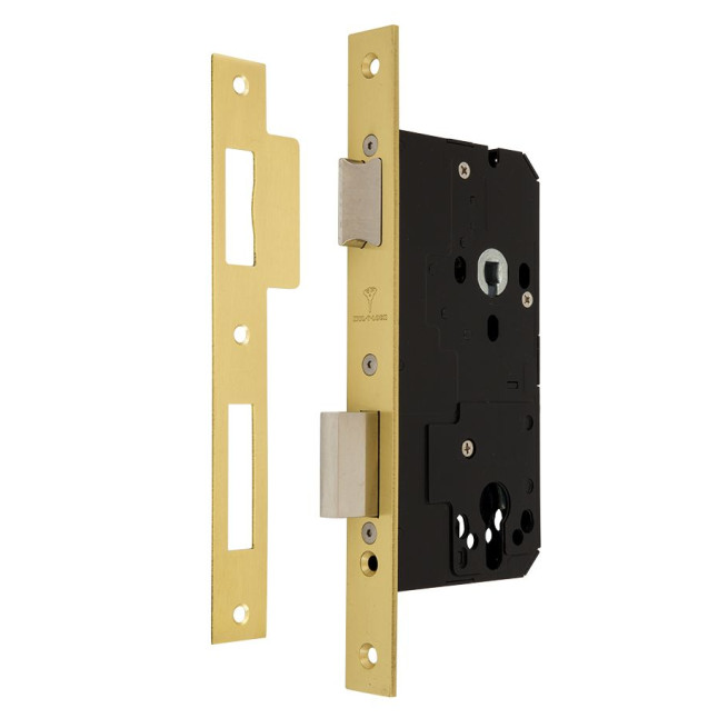 Замок врізний MUL-T-LOCK 1-WAY DIN 790 PB UNIV BS60мм 90мм SP