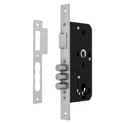 Замок врізний SANTOS 1-WAY DIN 985 SS UNIV BS50мм 85мм SP Замок врізний SANTOS 1-WAY DIN 985 SS UNIV BS50мм 85мм SP