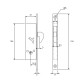 Замок врізний TESA 1-WAY DIN 2270 NM UNIV 3KEY SP