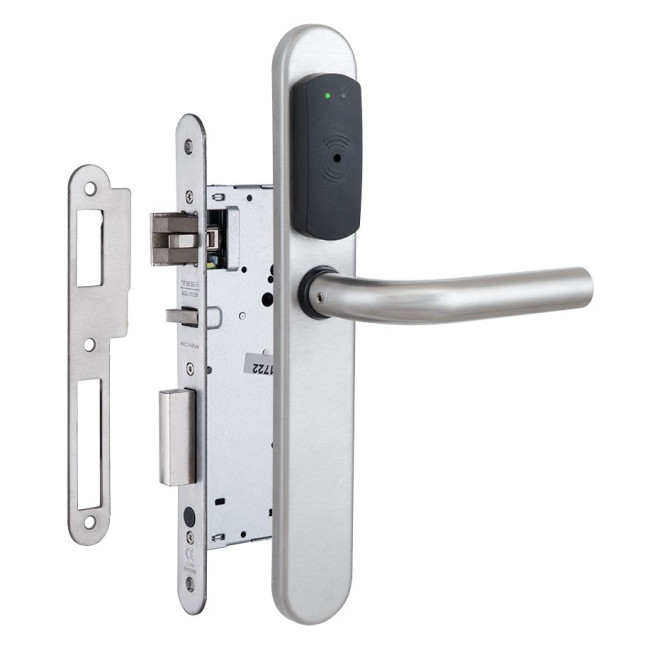 Замок TESA SPY V3 VECTOR ISO 15693 FLEXSPACE нерж.сталь матовая P 2UB4 ВЅ60мм 20 мм Rounded I: Inox UNIV STD Замок TESA SPY V3 VECTOR ISO 15693 FLEXSPACE нерж.сталь матовая P 2UB4 ВЅ60мм 20 мм Rounded I: Inox UNIV STD
