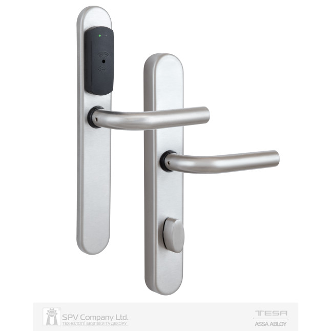 Замок TESA SPY V3 VECTOR ISO 15693 FLEXSPACE нерж.сталь матовая P 2UB4 ВЅ60мм 20 мм Rounded I: Inox UNIV STD Замок TESA SPY V3 VECTOR ISO 15693 FLEXSPACE нерж.сталь матовая P 2UB4 ВЅ60мм 20 мм Rounded I: Inox UNIV STD
