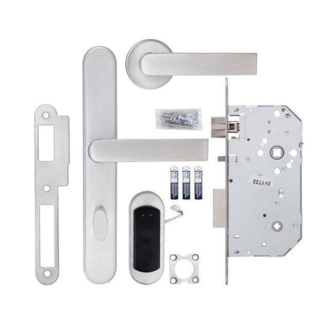 Замок TESA SPY DESIGN V3 XARA MIFARE READ нерж.сталь матовая P 2UB4 ВЅ60мм 23 мм Rounded I: Inox UNIV STD Замок TESA SPY DESIGN V3 XARA MIFARE READ нерж.сталь матовая P 2UB4 ВЅ60мм 23 мм Rounded I: Inox UNIV STD