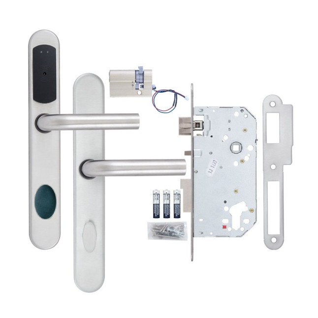 Замок TESA SPY V3 VECTOR MIFARE READ нерж.сталь матовая P+H 2UB0 ВЅ50мм 20 мм Rounded I: Inox UNIV STD Замок TESA SPY V3 VECTOR MIFARE READ нерж.сталь матовая P+H 2UB0 ВЅ50мм 20 мм Rounded I: Inox UNIV STD