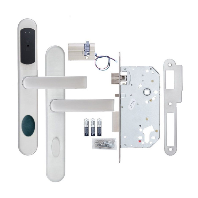 Замок TESA SPY V3 XARA MIFARE READ нерж.сталь матовая P+H 2UB0 ВЅ50мм 20 мм Rounded I: Inox UNIV STD Замок TESA SPY V3 XARA MIFARE READ нерж.сталь матовая P+H 2UB0 ВЅ50мм 20 мм Rounded I: Inox UNIV STD