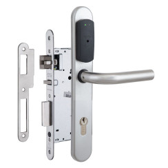 Замок TESA SPY VECTOR MIFARE READ нерж.сталь матовая P+V 2UB0 ВЅ50мм 20 мм Rounded I: Inox UNIV STD