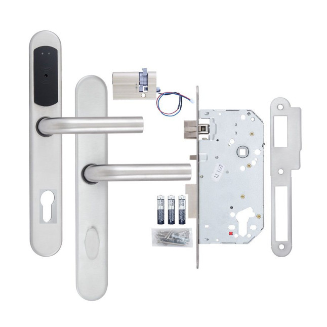 Замок TESA SPY VECTOR MIFARE READ нерж.сталь матовая P+V 2UB0 ВЅ50мм 20 мм Rounded I: Inox UNIV STD Замок TESA SPY VECTOR MIFARE READ нерж.сталь матовая P+V 2UB0 ВЅ50мм 20 мм Rounded I: Inox UNIV STD