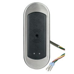 Електронний зчитувач TESA SPY DESIGN V3 ISO 15693 нерж.сталь матова I: Inox для ліфту Електронний зчитувач TESA SPY DESIGN V3 ISO 15693 нерж.сталь матова I: Inox для ліфту