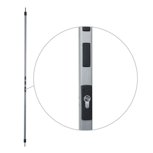 Замок накладной VIRO 2-WAY DIN SPRANGA GREY UNIV length 2400mm SP Замок накладной VIRO 2-WAY DIN SPRANGA GREY UNIV length 2400mm SP