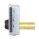 Замок электромеханический VIRO V97 8972.0794.2 BS50/80мм L 12VAC NC CYL 3KEY GATE накладной, с кнопкой, внутреннего открывания GREY (UKR RIGHT T2)