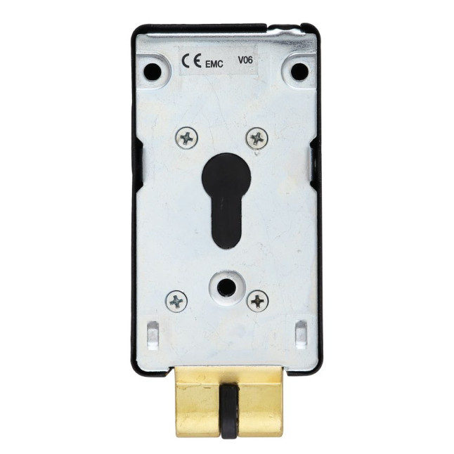 Замок электромеханический VIRO V06 ВЅ70мм T1/T2 DIN 12VAC NC GATE накладной V96 BLACK открывание внутрь Замок электромеханический VIRO V06 ВЅ70мм T1/T2 DIN 12VAC NC GATE накладной V96 BLACK открывание внутрь