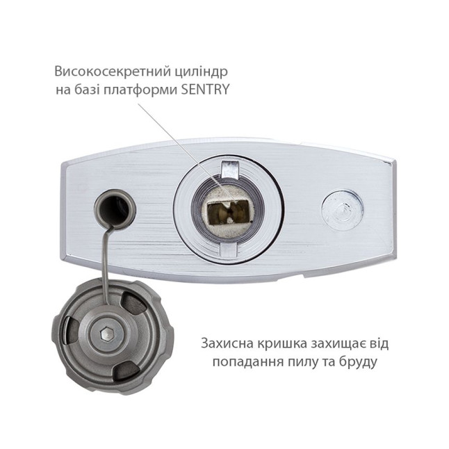 Замок навесной Abloy PLM340 SENTRY BA66EE 2KEY STR B NR shackle 25мм 10мм BOX Замок навесной Abloy PLM340 SENTRY BA66EE 2KEY STR B NR shackle 25мм 10мм BOX