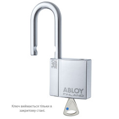 Abloy Замок навесной PL340 PROTEC NA77FF 2KEY Pro N NR shackle 50мм 10мм BOX  Abloy Замок навесной PL340 PROTEC NA77FF 2KEY Pro N NR shackle 50мм 10мм BOX
