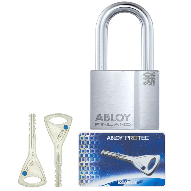 Замок навісний ABLOY PL340 PROTEC NA77FF 2KEY PRO_N NR_shackle 50мм 10мм BOX