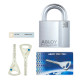 Замок навісний ABLOY PL340 PROTEC NA77FF 2KEY PRO_N NR_shackle 25мм 10мм BOX