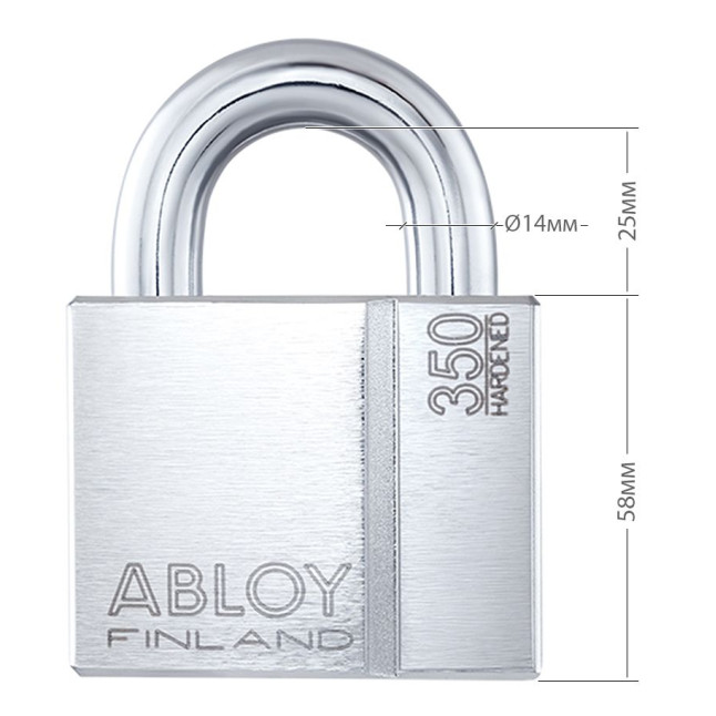 Замок навесной Abloy PL350 PROTEC NA77FF 2KEY Pro N NR shackle 25мм BOX 14мм Замок навесной Abloy PL350 PROTEC NA77FF 2KEY Pro N NR shackle 25мм BOX 14мм