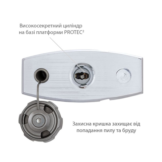 Замок навісний ABLOY PLLW340T *PROTEC2 CLIQ TA77ZZ M/S NR_shackle 25мм 10мм BOX