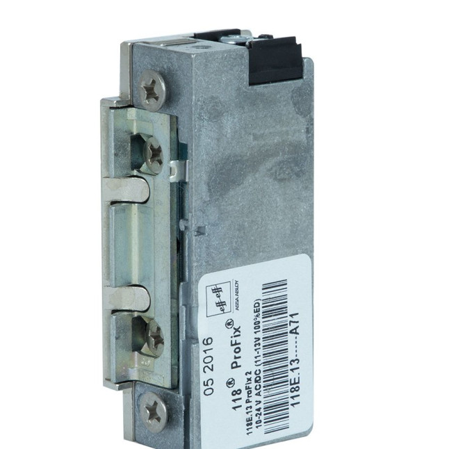 Защелка электромеханическая EFF EFF 118E.13 -A71 ProFix 2 FaFix (W/O SP 10-24V AC/DC) НЗ Е универсальная с узким корпусом Защелка электромеханическая EFF EFF 118E.13 -A71 ProFix 2 FaFix (W/O SP 10-24V AC/DC) НЗ Е универсальная с узким корпусом